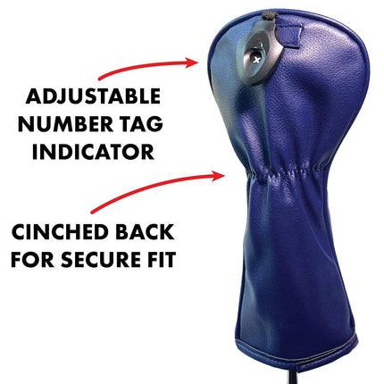 Team Golf NCAA Vintage Fairway Headcover (Printed), Fits All Fairway, Hybrid and Utility Clubs
