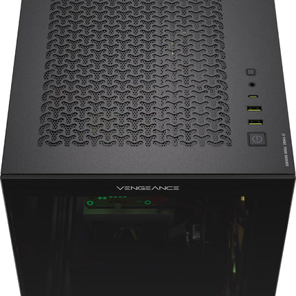 Corsair Vengeance a7500 Call of Duty® Warzone Edition Gaming PC – Liquid Cooled AMD Ryzen™ 7 9800X3D CPU – AMD® Radeon RX 9070XT GPU – 32GB Vengeance RGB DDR5 Memory – 2TB M.2 SSD – Black