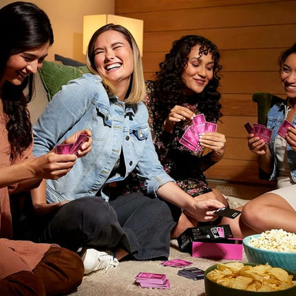 Mattel Games Girls in Bar Bathrooms Adult Party Game for Girls and Bachelorette Parties for 3 or More Players for a Hilarious Game Night of Memories