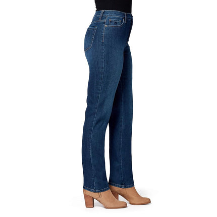 Gloria Vanderbilt Women's Classic Amanda High Rise Tapered Jean, Scottsdale Wash, 12 Short Blue