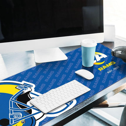 YouTheFan NFL Los Angeles Rams Logo Series Desk Pad SMU