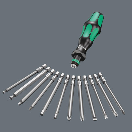 WERA 5059295001 KK 60 Kraft Form Kompakt Nut Drivers 16 Pieces, 17 Pieces