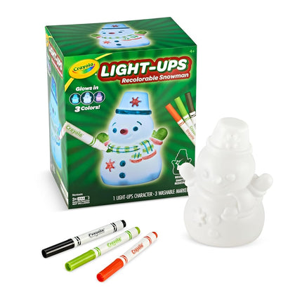 CRAYOLA Light Ups: Snowman | Washable Snowman Chri