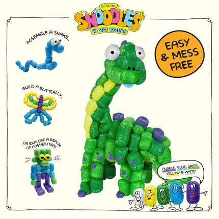 Schylling S’Noodles - Creative Building Craft Kit - Just Add Water - Ages 4 and Up - One Kit
