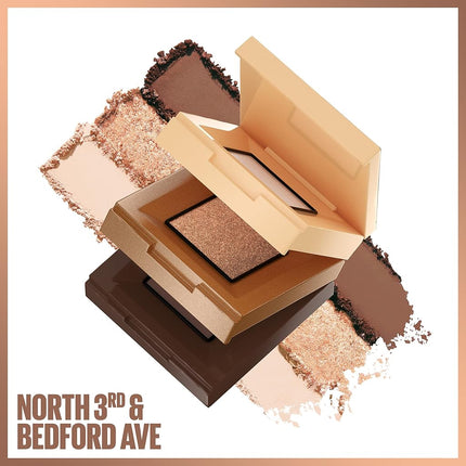 Maybelline Shadow Blocks Shadow Blocks Eyeshadow Palette, Stacked Eye Shadow Trio, North 3rd & Bedford Ave, 0.08 oz