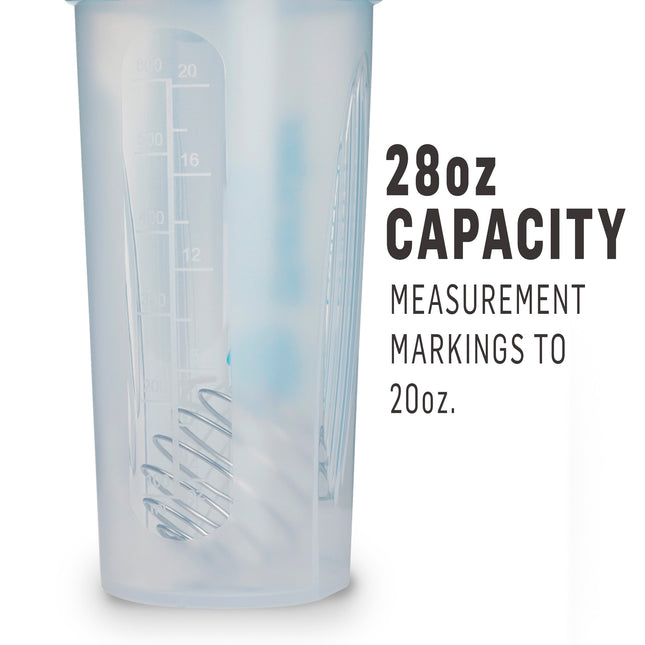 BlenderBottle Classic Loop Shaker cup / Diet Shaker / Protein Shaker with Blenderball 820ml capacity, scales up to 600ml - Black