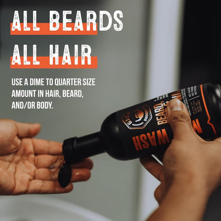 Man Wash BHB, jabón facial, barba y cabello 355 ML