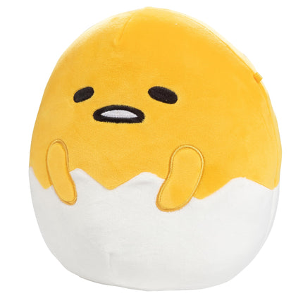 Squishmallows Original Gudetama el Huevo Perezoso de 8 Pulgadas - Peluche Oficial de Jazwares - Juguete de Peluche Sanrio Coleccionable Suave y Blandito en Forma de Huevo de Pascua - Añádelo a Tu Equipo - Regalo para Niños y Niñas