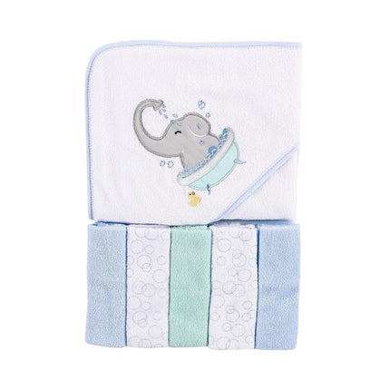 Luvable Friends Hudson Baby Unisex Baby Cotton Fla