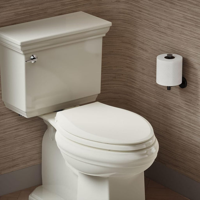 Kohler 75796-0 Cachet Nightlight Quiet-Close with Grip-Tight Toilet Seat