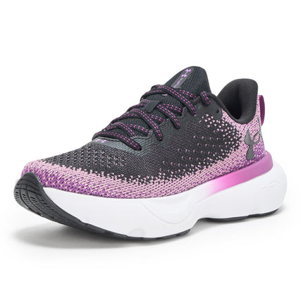 Under Armour Women's Infinite Sneaker, (002) Black