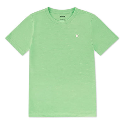 Camiseta Hurley Soft Basic Cloud Slub para niños, Alga Verde, 4