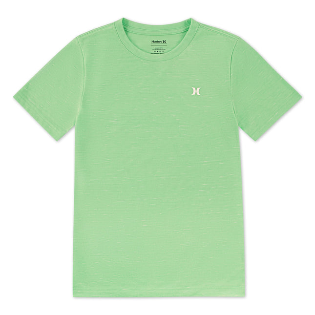 Hurley Boys' Soft Basic Cloud Slub T-Shirt, Green 