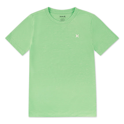 Hurley Boys' Soft Basic Cloud Slub T-Shirt, Green 