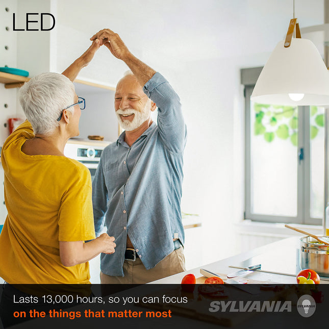 Sylvania Home Lighting 74427 Ultra 75W Equivalent, A19 LED Light Bulb, Bright White 3500K (4 Pack)