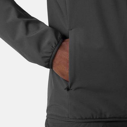 Helly Hansen Men's Crew Softshell Jacket 2.0, Ebony, S