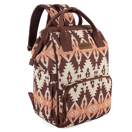Wrangler Aztec Backpack Organized Daypack Travel B