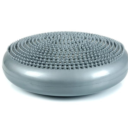 CanDo Inflatable Vestibular Balance Disc, 13.8" diameter, Silver