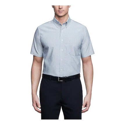 Van Heusen Men's Regular-fit Oxford Short-sleeve B