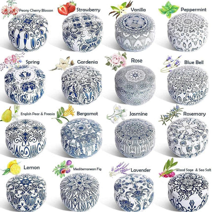YOROXRG Scented Candles Gifts Set 16 Pack Soy Wax Travel Tin Jar Candles for Home 2.5 OZ Aromatherapy Candles for Mom for Christmas, Birthday, Thanksgiving, Mother's Day