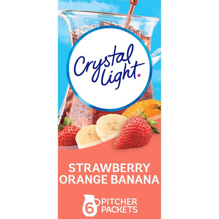 Crystal Light Strawberry Orange Banana Artificiall
