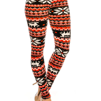 Leggings de terciopelo ALWAYS Casual para mujer - Pantalones de yoga suaves como la mantequilla y cálidos para invierno, 353 / Nórdico, Talla única
