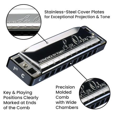 Lee Oskar Major Diatonic Harmonica - Key of Bb
