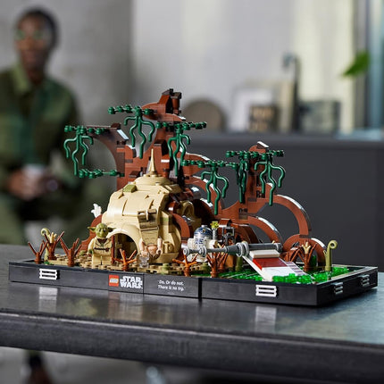 LEGO® Star Wars™ Dagobah™ Jedi™ Training Diorama 75330 Building Kit for Adults; Brick-Built Collectible for Display