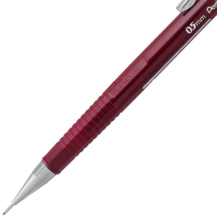 Pentel Sharp Automatic Pencil, 0.5mm, Burgundy Barrel, Box of 12 (P205B)