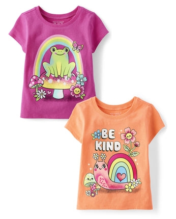 The Children's Place Baby Girls' and Toddler 2-Pac