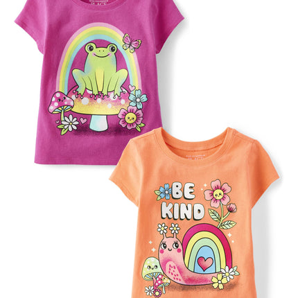 The Children's Place Baby Girls' and Toddler 2-Pac
