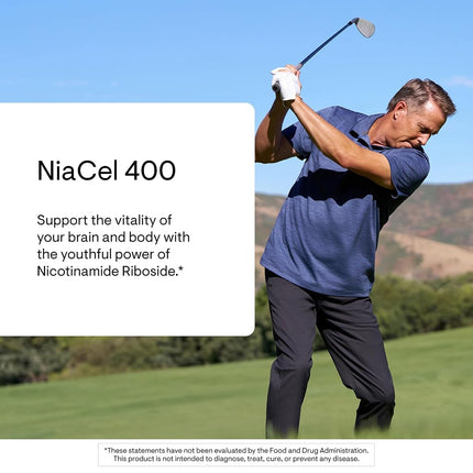 Thorne Research - NiaCel 400 - Betaine Anhydrous & Nicotinamide Riboside - 60 Capsules