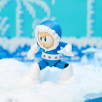 Jada Mega Man 6" Ice Man Action Figure, Toys for Kids and Adults, Blue