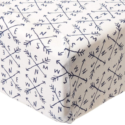 HonestBaby unisex-baby Sábanas Ajustables para Cuna Clásicas Estándar, 100% Algodón Orgánico para Bebés Niños, Niñas, Neutro, Paquete de 2 - Rosa Claro, Talla Única