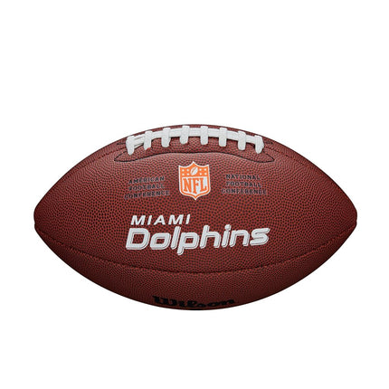 Wilson American Football NFL TEAM LOGO, Official Size, Blended Leather