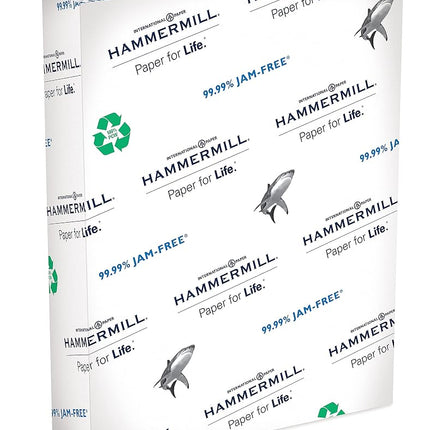 Papier d'imprimante Hammermill, papier 100 % recyclé Great White, 21,6 x 27,9 cm - 1 rame (500 feuilles) - 92 de brillance, fabriqué aux États-Unis