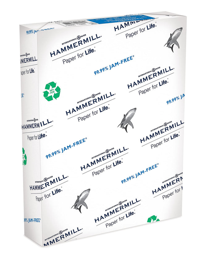 Hammermill Printer Paper, Great White 100% Recycle