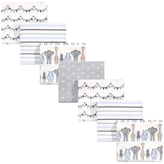 Hudson Baby Unisex Baby Cotton Flannel Receiving B