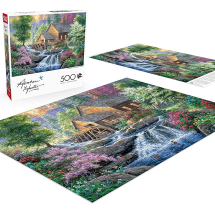 Buffalo Games - Summertime Mill - 500 Piece Jigsaw Puzzle for Adults