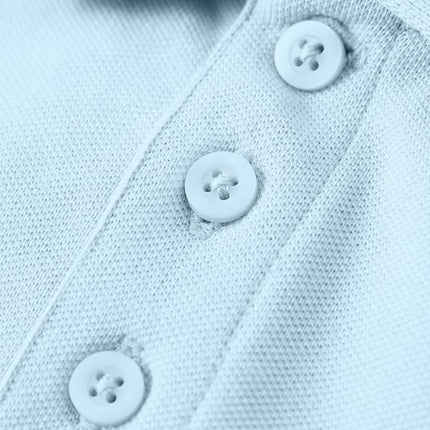Gymboree Boys' and Toddler Long Sleeve Polo Shirt, Cloudless 3-Pack, 8