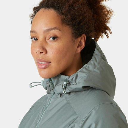 Helly Hansen Women's W Long Belfast Winter Jacket, Grey Cactus, S