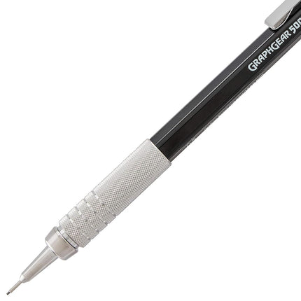 Pentel GraphGear 500 Mechanical Drafting Pencil, (0.5mm), Fine Line, Black Barrel, Pack of 4 (PG525BP4A)