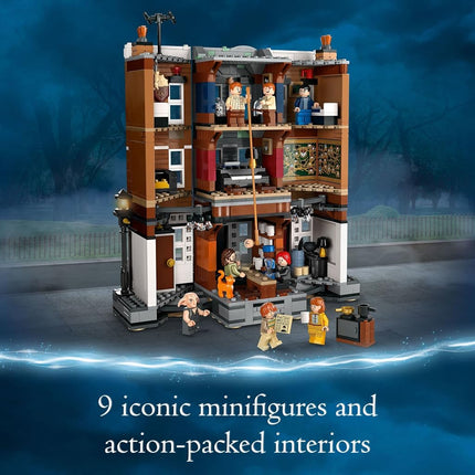 LEGO Harry Potter 12 Grimmauld Place 76408 Building Toy Set for Kids, Girls, and Boys Ages 8+ (1,083 Pieces),Black