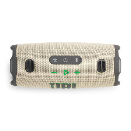 JBL Charge 6 - Portable Waterproof & Drop-Proof Bluetooth Speaker, Bold Pro Sound with AI Sound Boost, 28Hrs of Playtime, Built-in powerbank & Comes with a Sturdy/Removable Carrying Strap (Sand)