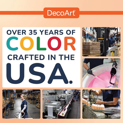 Deco Art Americana Dazzling Metallics Sampler Set 18/Pkg-Fan Favorites