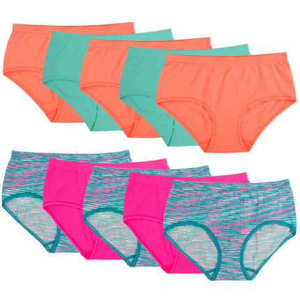Fruit of the Loom Girl's Seamless Underwear Multip