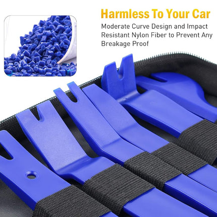 GOOACC - GRC-49 19Pcs Trim Removal Tool Set & Clip Plier Upholstery Remover Nylon Car Panel Removal Set with Portable Storage Bag