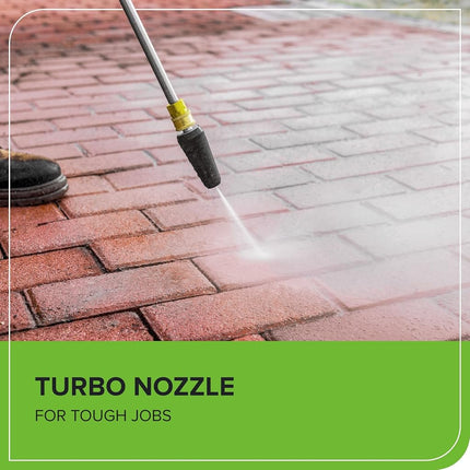 Greenworks 2100 PSI (SGS Certified) 1.2 GPM 13Amp Compact Electric Pressure Washer Telescoping Handle Power Washer for Cars, Driveways, Patios, Patio Furniture & Around Pools
