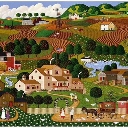 Buffalo Games - Charles Wysocki - Old Homestead - 1000 Piece Puzzle - Challenging Puzzle Perfect for Game Nights - Finished Size is 26.75 x 19.75