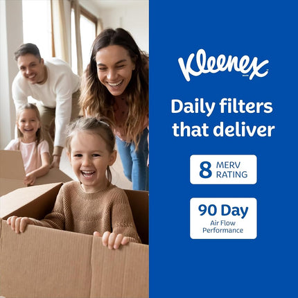 Kleenex Air Filter for Allergens 50.8 x 63.5 x 2.5 cm, MERV Rating 8 (4 pieces)